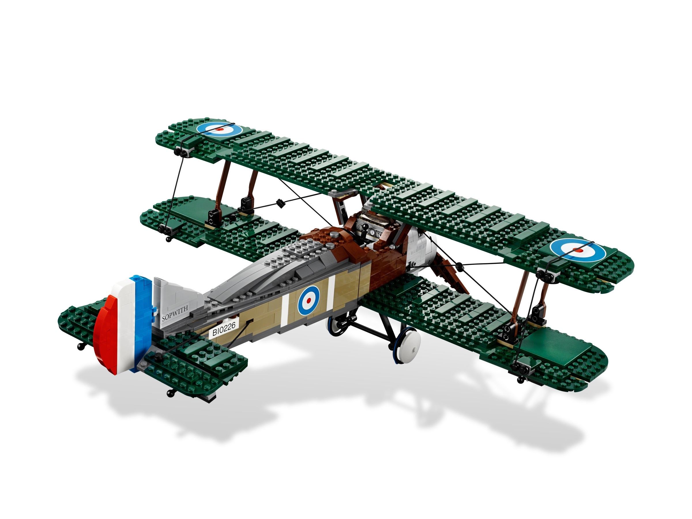 Sopwith Camel Precut Custom Replacement Stickers for Lego Set 10226 2012 